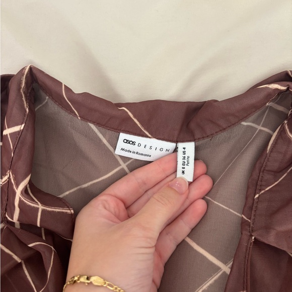 ASOS Cropped Button Up Top - Picture 3 of 5